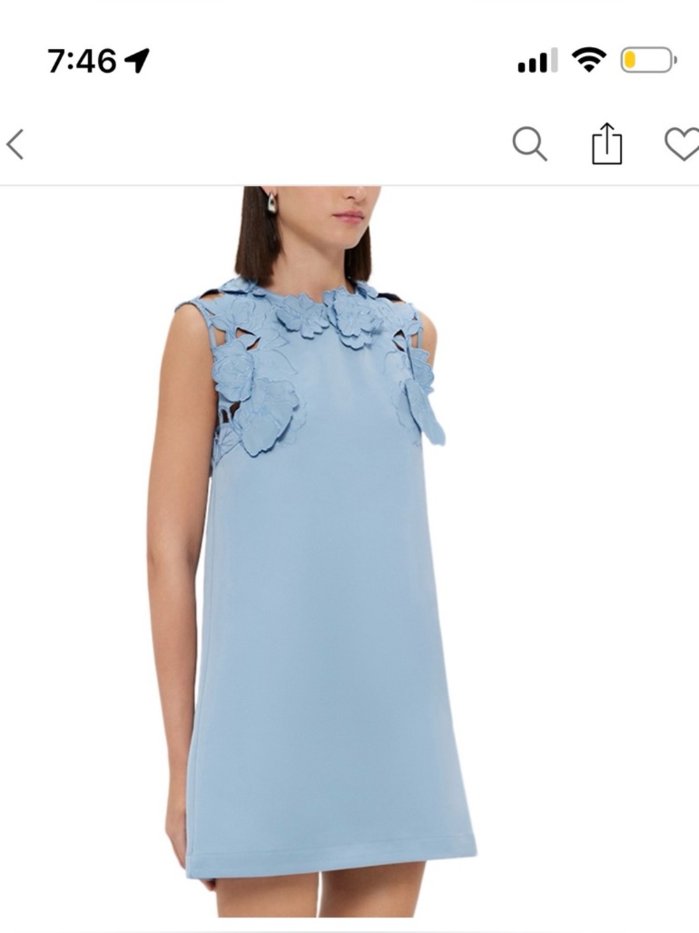 Leo Lin Blair Appliqué Mini Dress